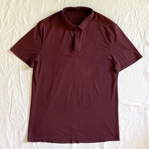 Burgundy Lululemon Polo (Men’s Size Medium)